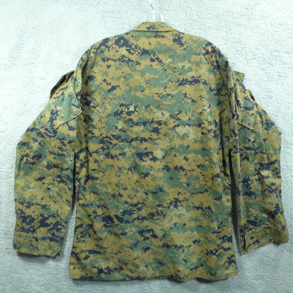 American Apparel Inc Marine Marpat Digital Camo Button Up Jacket Men's Size M - Picture 6 of 7
